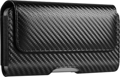 Etui AVIZAR Ceinture Carbone Téléphone 6.1'' Noir Etui AVIZAR Ceinture Carbone Téléphone 6.1'' Noir