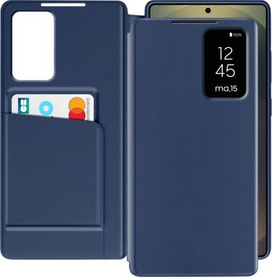Etui AVIZAR Fenêtre Galaxy S25 Ultra Bleu Nuit