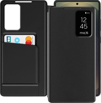 Etui AVIZAR Fenêtre Galaxy S25 Ultra Noir