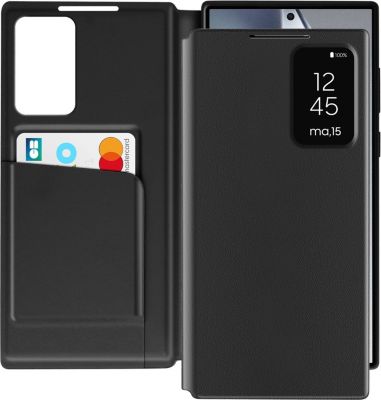 Etui AVIZAR Fenêtre Galaxy S24 Ultra Noir