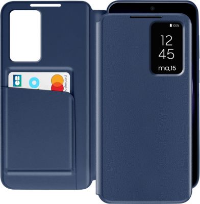 Etui AVIZAR Fenêtre Galaxy S23 Bleu Nuit