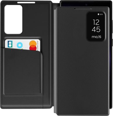 Etui AVIZAR Fenêtre Galaxy S23 Ultra Noir Etui AVIZAR Fenêtre Galaxy S23 Ultra Noir