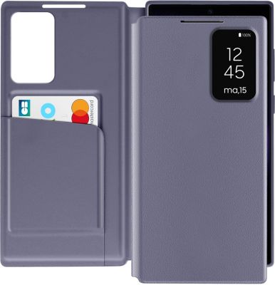 Etui AVIZAR Fenêtre Galaxy S23 Ultra Lavande