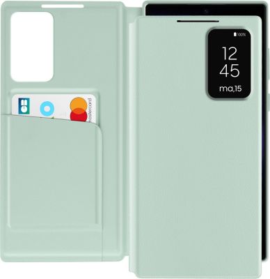 Etui AVIZAR Fenêtre Galaxy S23 Ultra Vert Clair Etui AVIZAR Fenêtre Galaxy S23 Ultra Vert Clair