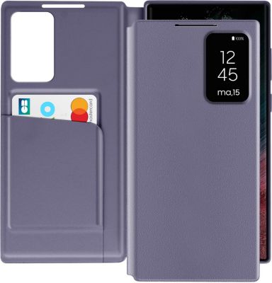Etui AVIZAR Fenêtre Galaxy S22 Ultra Lavande