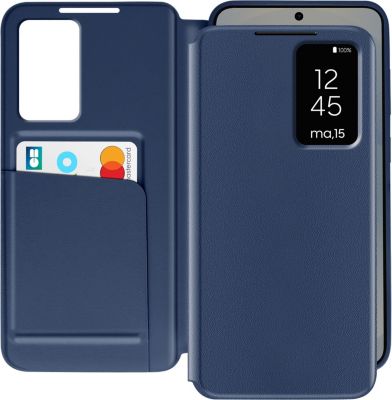 Etui AVIZAR Fenêtre Galaxy S25 S24 Bleu Nuit Etui AVIZAR Fenêtre Galaxy S25 S24 Bleu Nuit