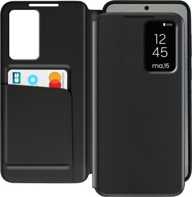 Etui AVIZAR Fenêtre Galaxy S25 S24 Noir