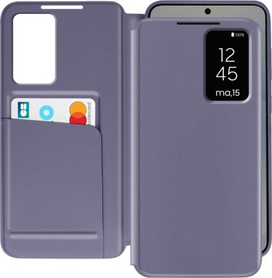 Etui AVIZAR Fenêtre Galaxy S25 S24 Lavande