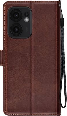 Etui AVIZAR Dragonne Oppo Reno 13 F Marron Foncé