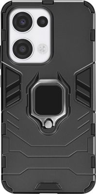 Coque AVIZAR Oppo Reno 13 Bague Support Noir