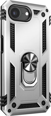 Coque AVIZAR iPhone 16e Bague Support Argent