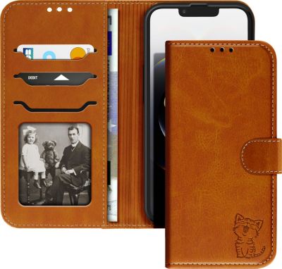 Etui AVIZAR Chat iPhone 16e Marron Clair Etui AVIZAR Chat iPhone 16e Marron Clair