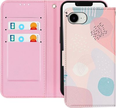Etui AVIZAR iPhone 16e Motif Puzzle Pastel Etui AVIZAR iPhone 16e Motif Puzzle Pastel