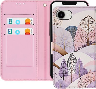 Etui AVIZAR iPhone 16e Motif Paysage Multicolore