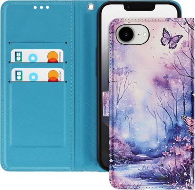 Etui AVIZAR iPhone 16e Motif Forêt Féerique Etui AVIZAR iPhone 16e Motif Forêt Féerique