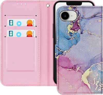 Etui AVIZAR iPhone 16e Motif Marbre Multicolore