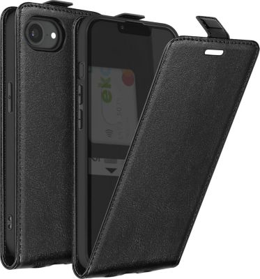 Etui AVIZAR iPhone 16e Clapet Vertical Noir Etui AVIZAR iPhone 16e Clapet Vertical Noir