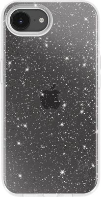 Coque AVIZAR Paillette iPhone 16e Blanc