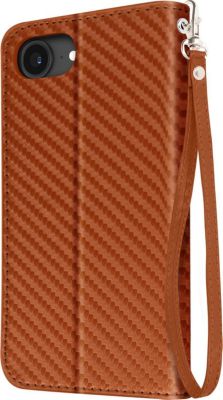 Etui AVIZAR Carbone iPhone 16e Marron