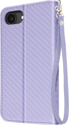 Etui AVIZAR Carbone iPhone 16e Lavande