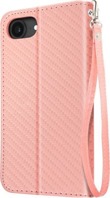 Etui AVIZAR Carbone iPhone 16e Rose Poudré