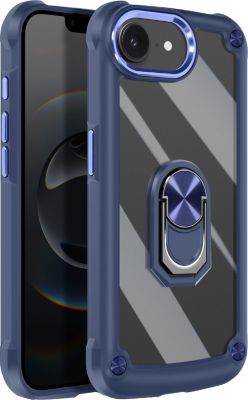 Coque AVIZAR iPhone 16e Bague Support Bleu