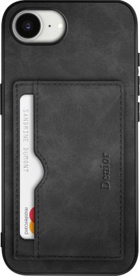 Coque AVIZAR iPhone 16e Porte-carte Noir Coque AVIZAR iPhone 16e Porte-carte Noir