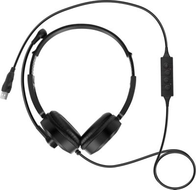 Casque LINQ Filaire USB Microphone Intégré Noir