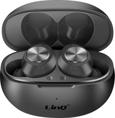 Ecouteurs LINQ Sans Fil Bluetooth Microphone Beige