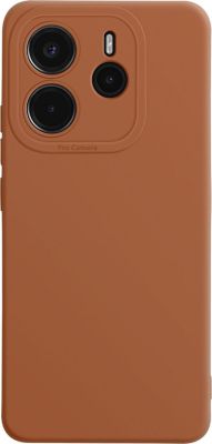 Coque AVIZAR Xiaomi Redmi Note 14 4G Silicone Marron
