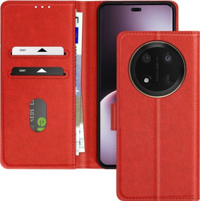 Etui AVIZAR Honor Magic 7 Lite Portefeuille Rouge