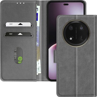 Etui AVIZAR Honor Magic 7 Lite Portefeuille Gris