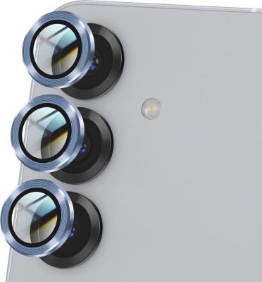 Protège objectif AVIZAR Samsung S25 Verre Trempé Contour Bleu