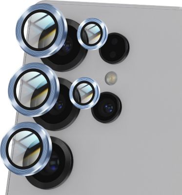 Protège objectif AVIZAR Samsung S25 Ultra Verre Trempé Bleu