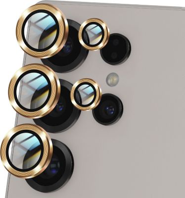 Protège objectif AVIZAR Samsung S25 Ultra Verre Trempé Or