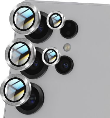 Protège objectif AVIZAR Samsung S25 Ultra Verre Trempé Argent