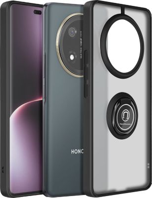 Coque AVIZAR Bague Honor Magic 7 Lite Noir Givré