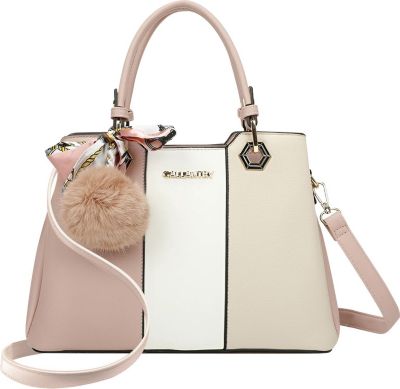 Sac bandoulière GALLANTRY Femme Décoré d'un Pompon et d'un Foulard