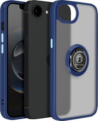 Coque AVIZAR Bague iPhone 16e Bleu