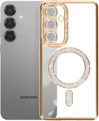 Coque AVIZAR Diamant Samsung Galaxy S25 MagSafe Or