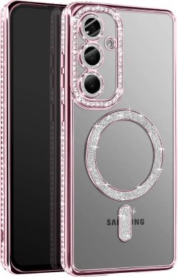 Coque AVIZAR Diamant Samsung S25 Plus MagSafe Rose Coque AVIZAR Diamant Samsung S25 Plus MagSafe Rose