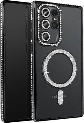 Coque AVIZAR Diamant Samsung S25 Ultra MagSafe Noir