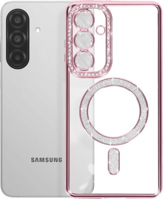 Coque AVIZAR Diamant Samsung Galaxy A26 MagSafe Rose Coque AVIZAR Diamant Samsung Galaxy A26 MagSafe Rose