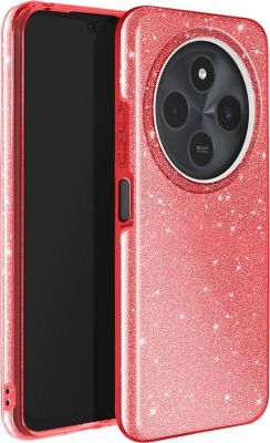 Coque AVIZAR Paillettes Xiaomi Redmi 14C Rouge