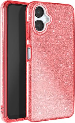 Coque AVIZAR Paillettes Samsung Galaxy A06 Rouge