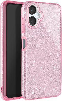 Coque AVIZAR Paillettes Samsung Galaxy A06 Rose Clair