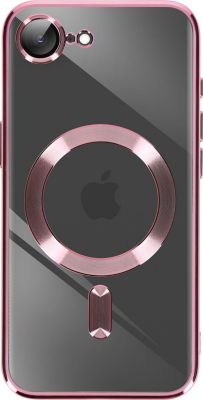 Coque AVIZAR iPhone 16e Silicone Chromé Rose Coque AVIZAR iPhone 16e Silicone Chromé Rose