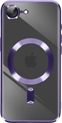 Coque AVIZAR iPhone 16e Silicone Chromé Violet