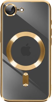 Coque AVIZAR iPhone 16e Silicone Chromé Or