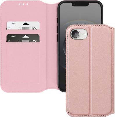 Etui AVIZAR iPhone 16e Portefeuille Rose Etui AVIZAR iPhone 16e Portefeuille Rose